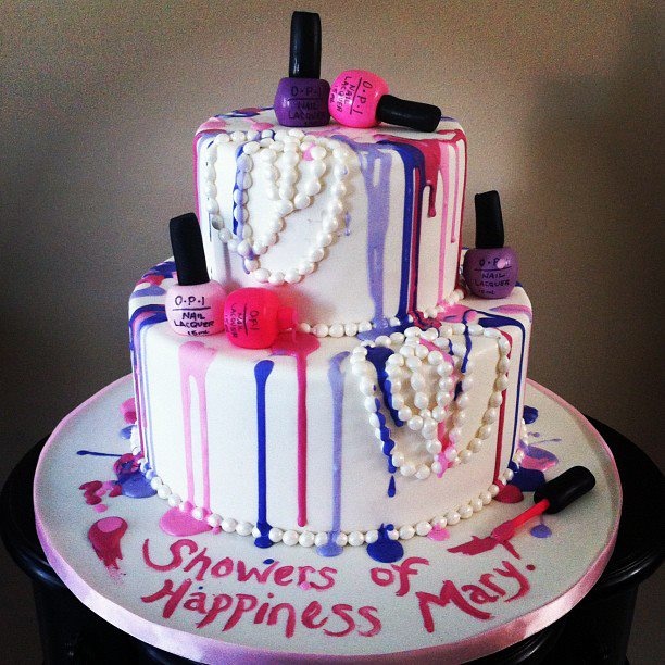 Nail Polish Birthday Cake Ideas