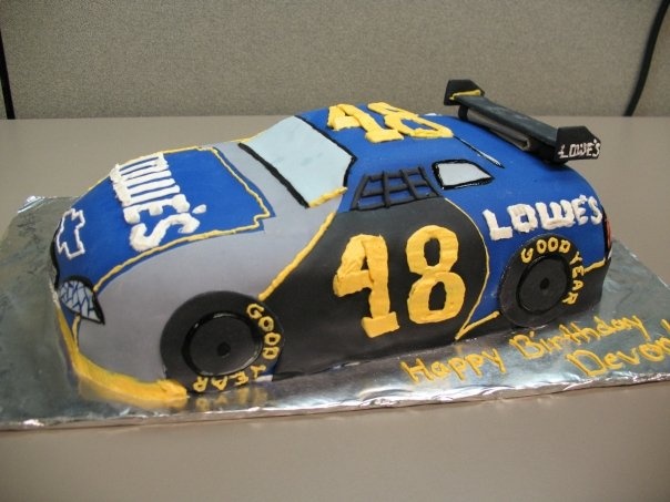 NASCAR Birthday Cake