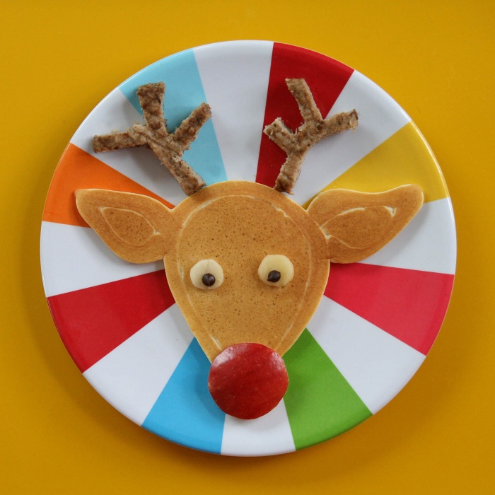 Pancake Ideas for Christmas Reindeer