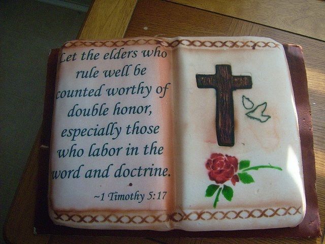 Pastor Appreciation Cake Designs
