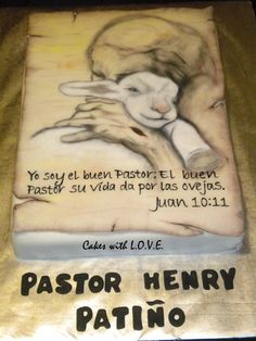 Pastor Birthday Cake