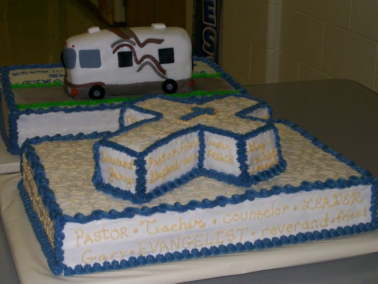 Pastor Retirement Cake Pastor Retirement Cake