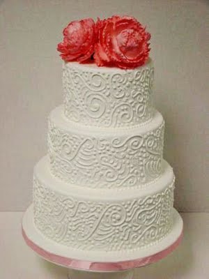 Patterns for Piping On Wedding Cakes