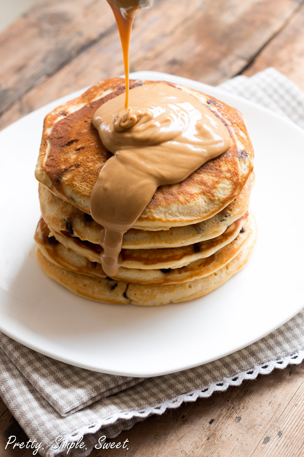 Peanut Butter Chocolate Chip Pancakes