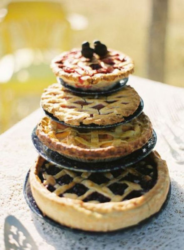 Pie Wedding Cake