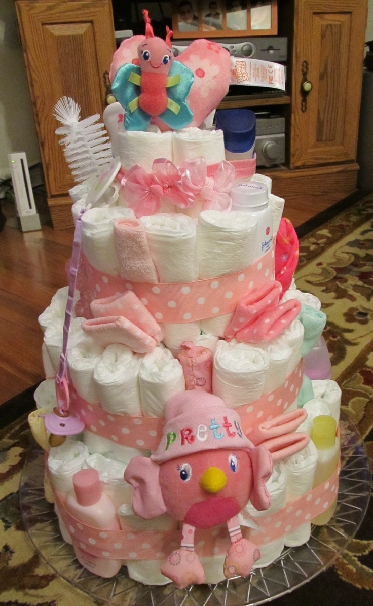 Pinterest Baby Diaper Cake