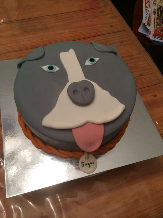 Pitbull Birthday Cake