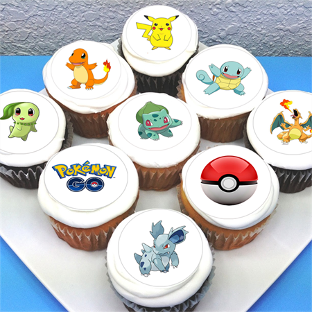 Pokemon Edible Cupcake Topper