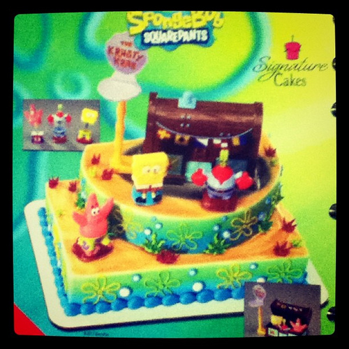 Price Chopper Birthday Cake Spongebob