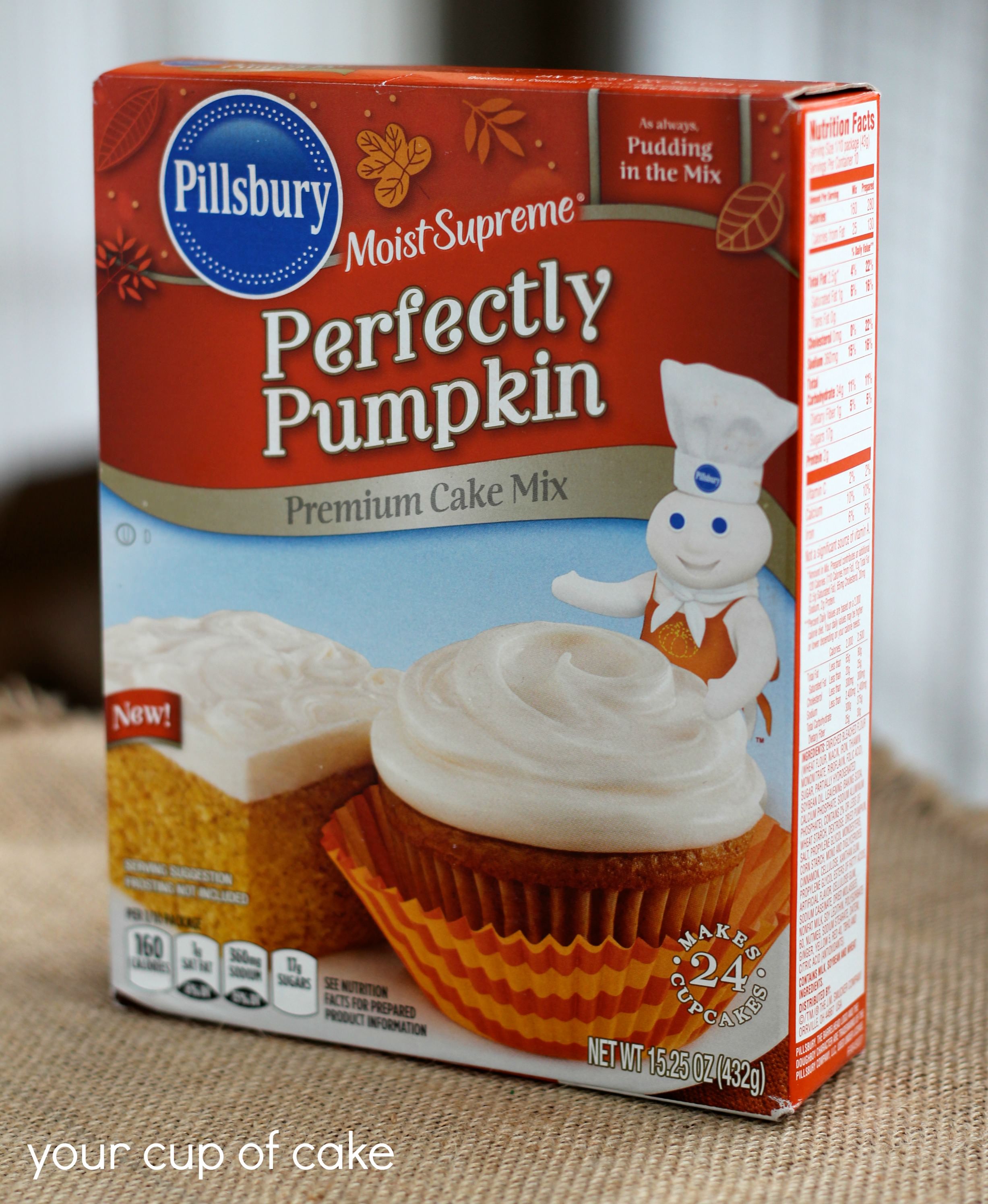 Pumpkin Spice Cake Mix Pillsbury