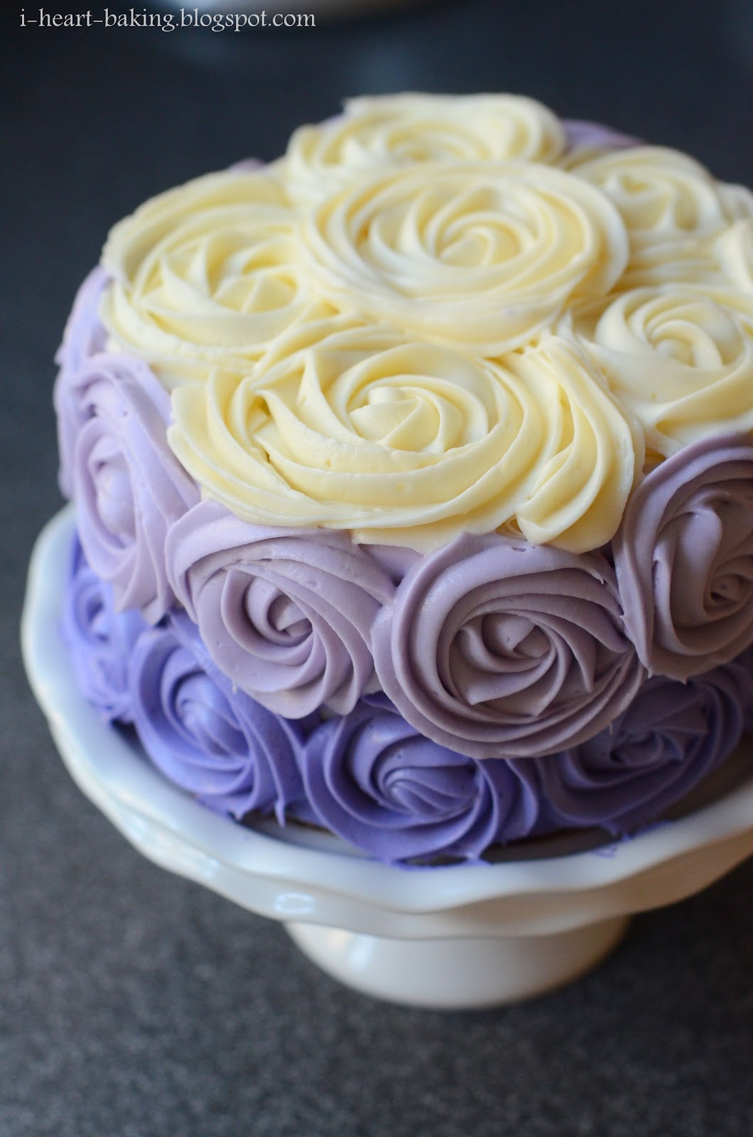 Purple Rose Cake