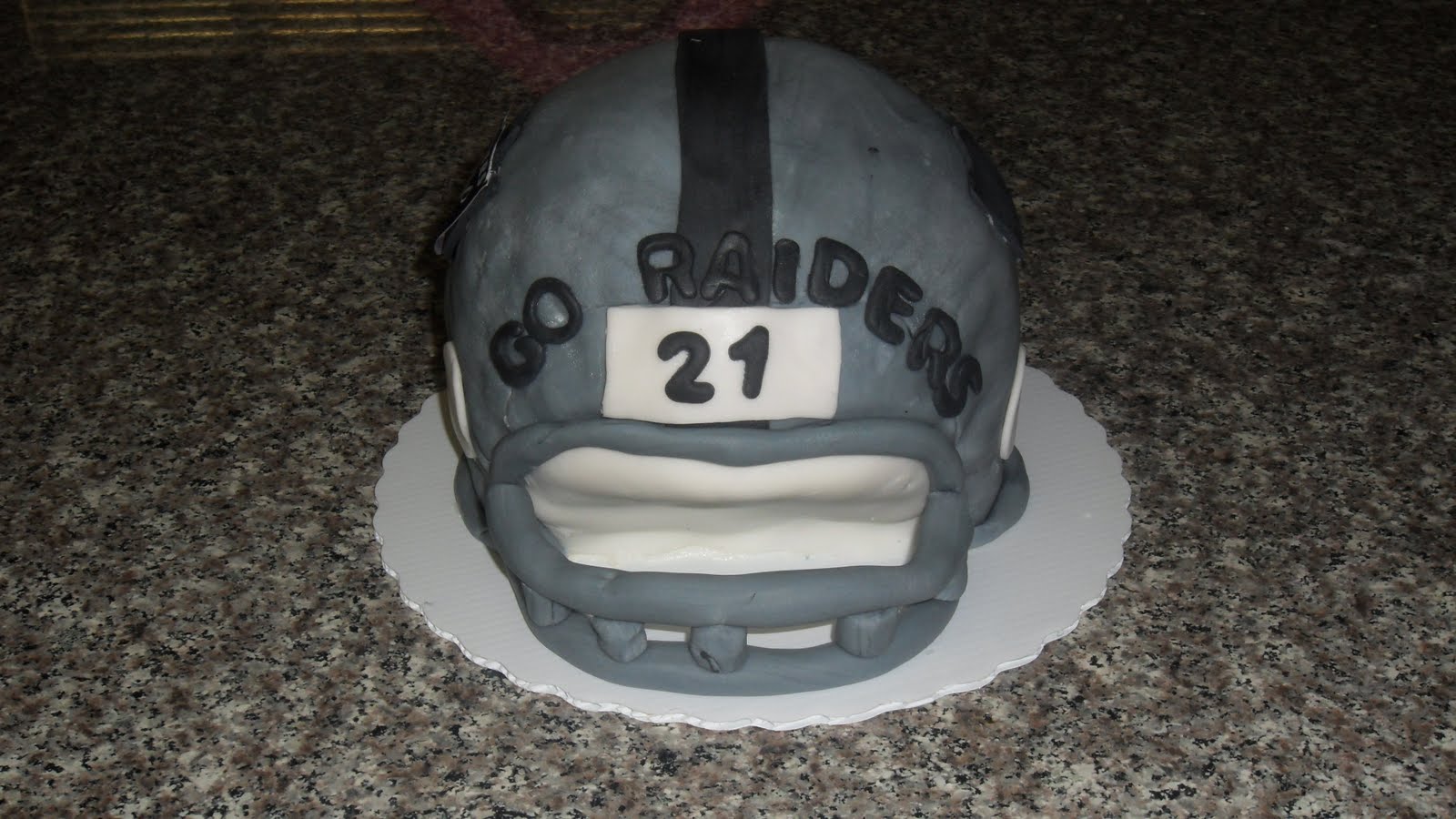Raiders Football Birthday Cake