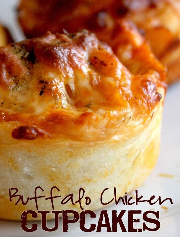 Recipe Buffalo Chicken Appetizer Cupcakes