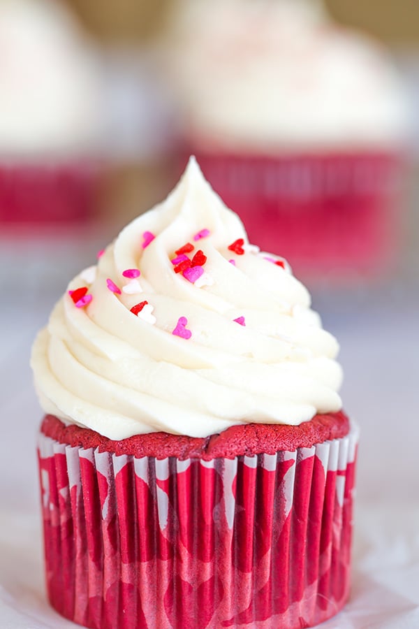 Red Velvet Cupcakes with Cream Cheese