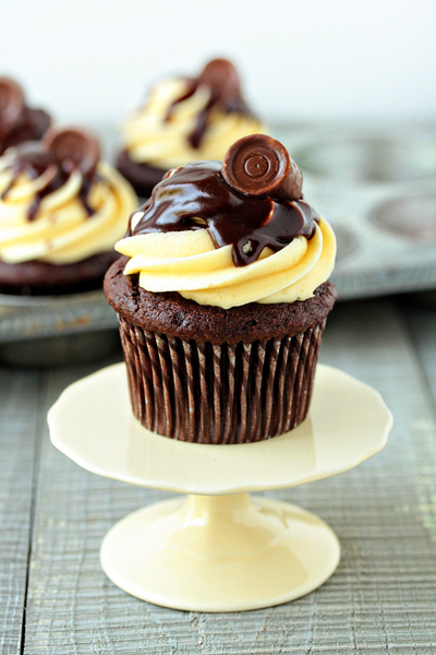 Rolo Cupcakes