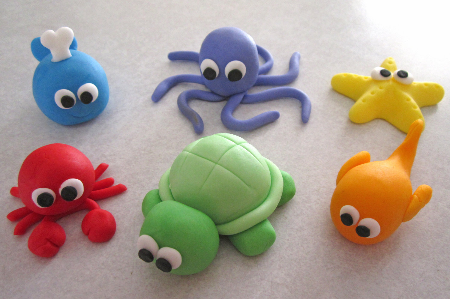 Sea Creature Cupcake Toppers