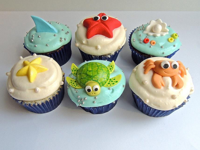 Sea Cupcakes