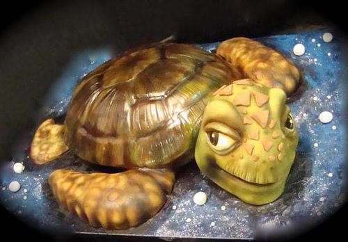 Sea Turtle Cake