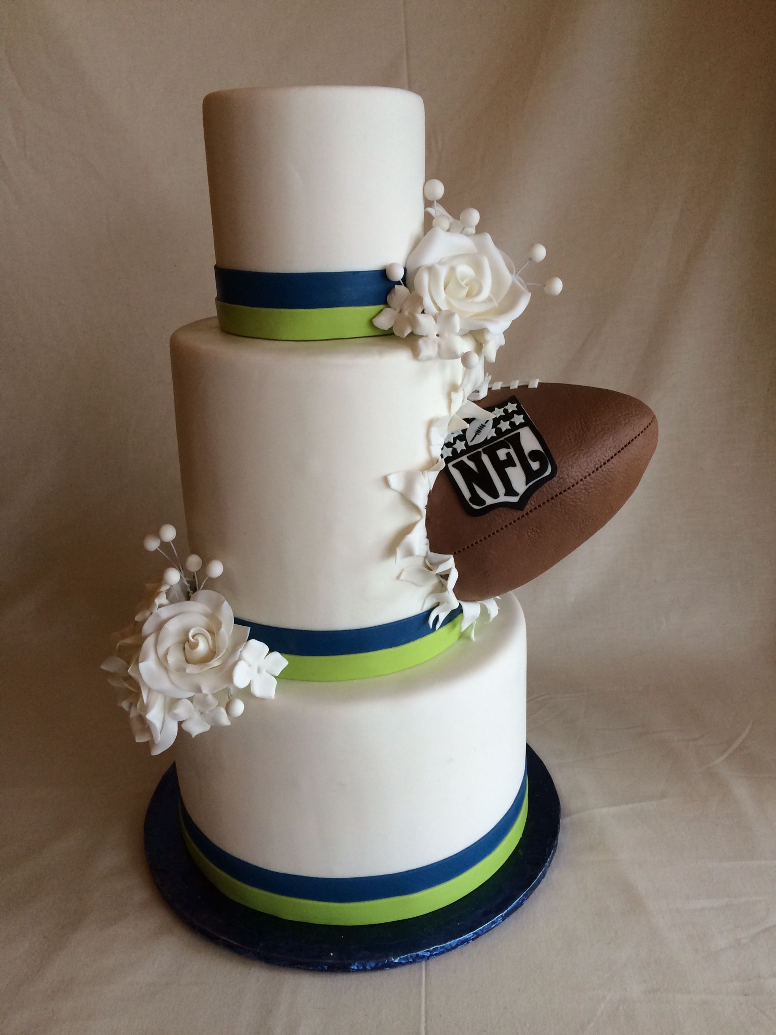 Seahawks Wedding Cake