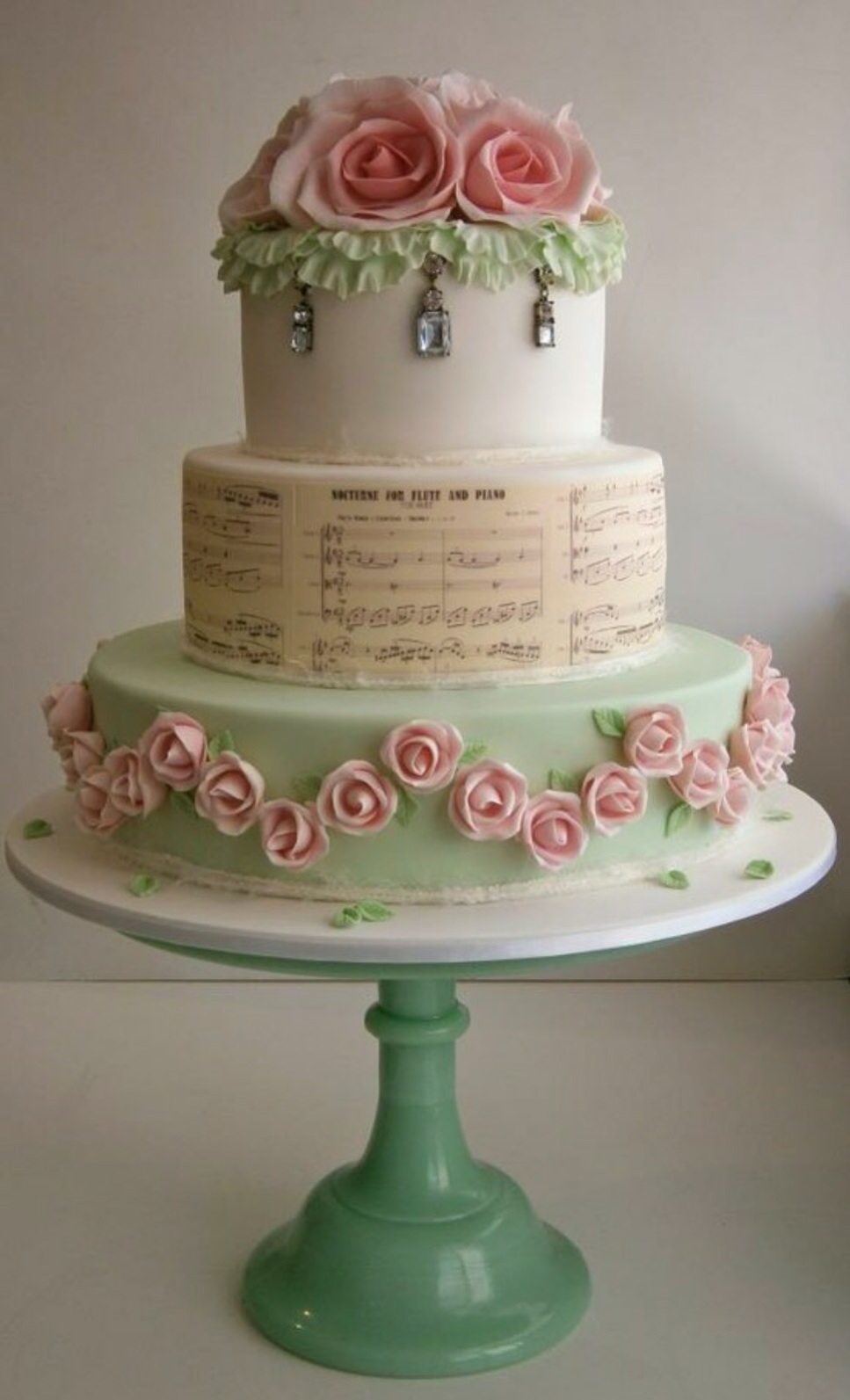 Shabby Chic Wedding Cake