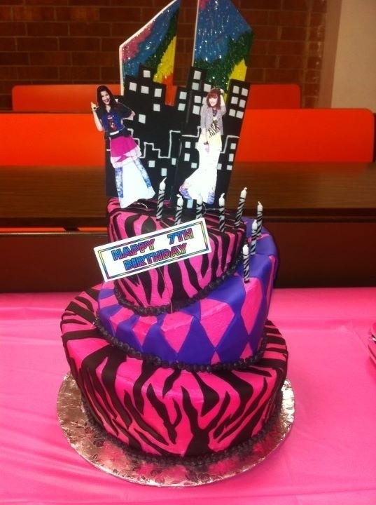 Shake It Up Birthday Cake