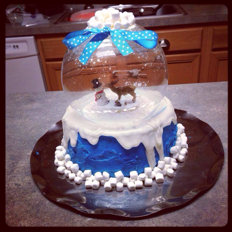 Snow Globe Cake