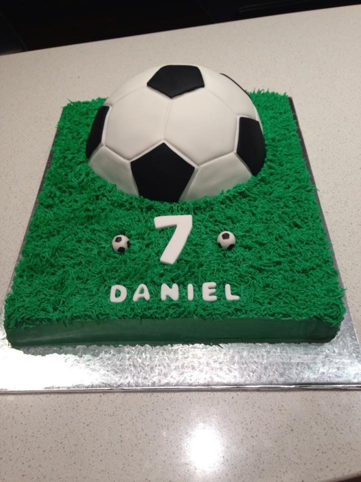 Soccer Themed Birthday Cake Soccer Themed Birthday Cake