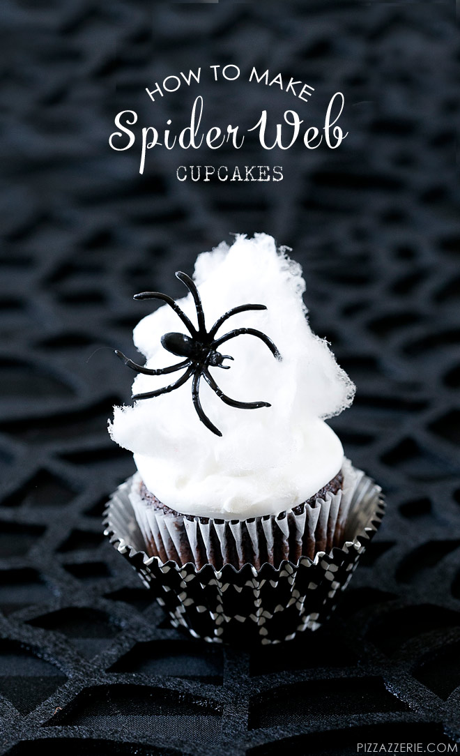 Spider Web Cupcakes