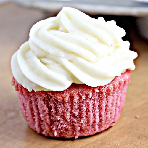 Strawberry Cupcakes with Cream Cheese Frosting