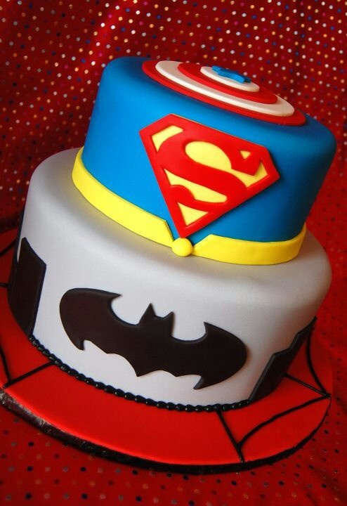 Super Hero Birthday Cake