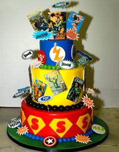 Superhero Cakes