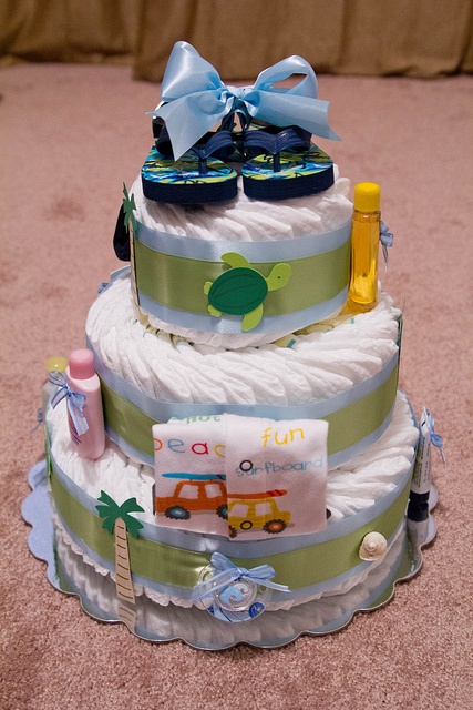 Surfer Boy Diaper Cake Surfer Boy Diaper Cake