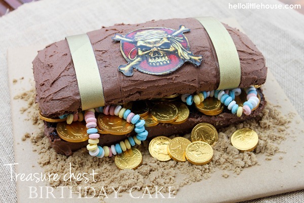 Treasure Chest Birthday Cake Treasure Chest Birthday Cake