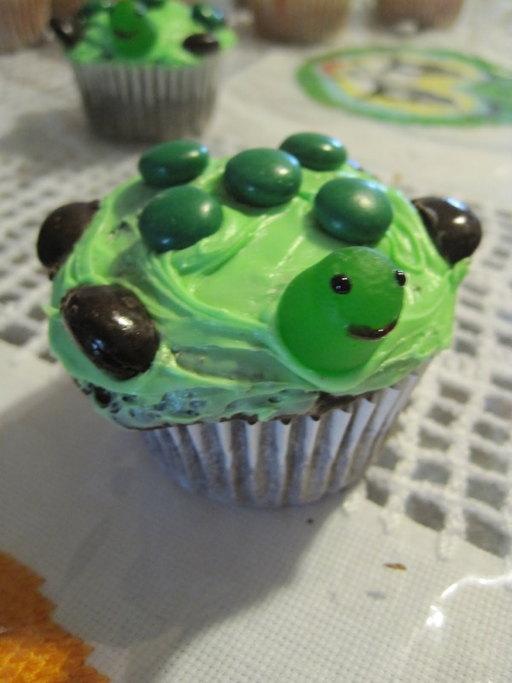Turtle Cupcake Idea