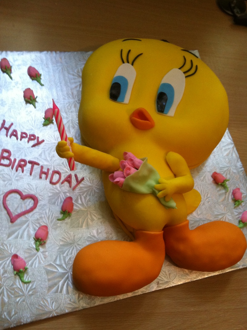 Tweety Bird Birthday Cake Tweety Bird Birthday Cake