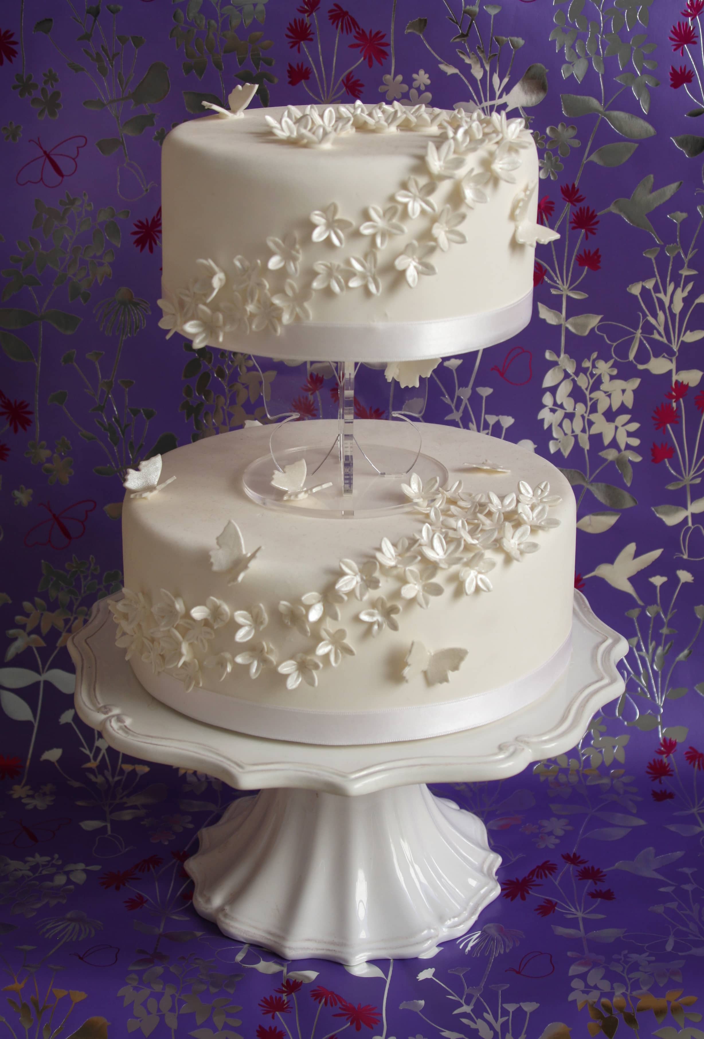 Two Tier Wedding Cake