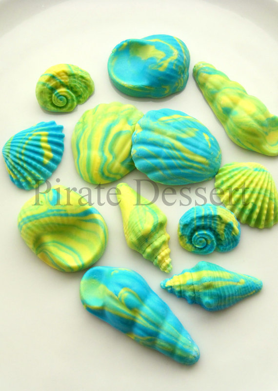 Under the Sea Fondant Cupcake Toppers