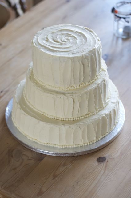 Vintage Buttercream Wedding Cake Vintage Buttercream Wedding Cake