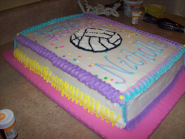 Volleyball Birthday Cake Ideas