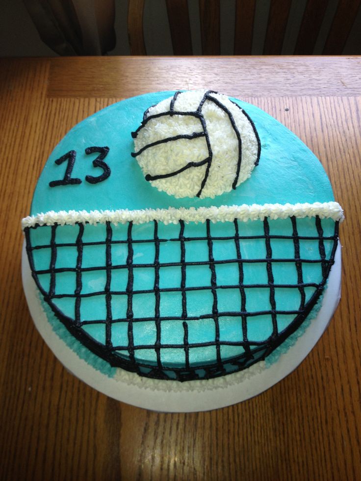 Volleyball Cake Volleyball Cake