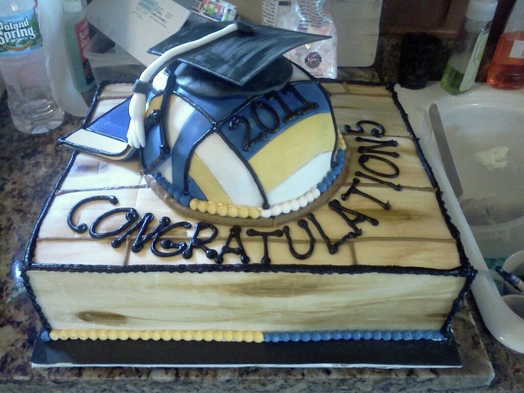 Volleyball Theme Cake Volleyball Theme Cake