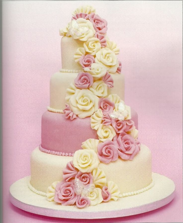 Wedding Cake Flower Waterfall Wedding Cake Flower Waterfall