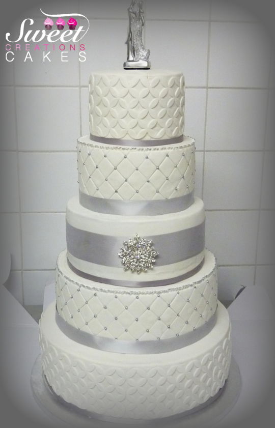 Wedding Cake with Bling