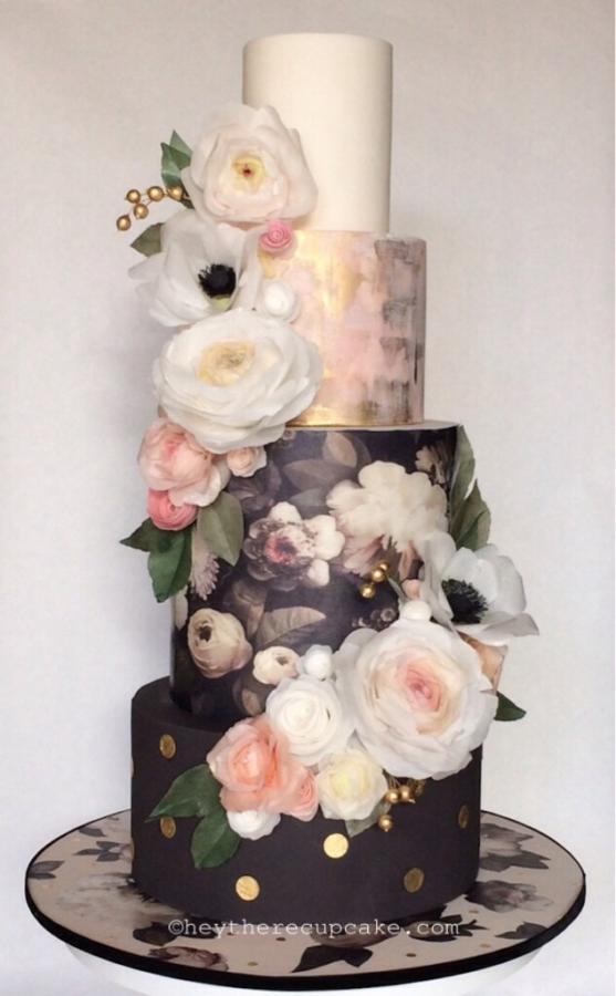 Wedding Cake with Wafer Paper