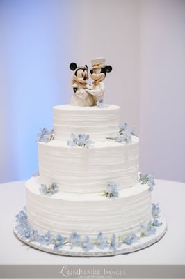 Wedding Cake with Whipped Cream Frosting