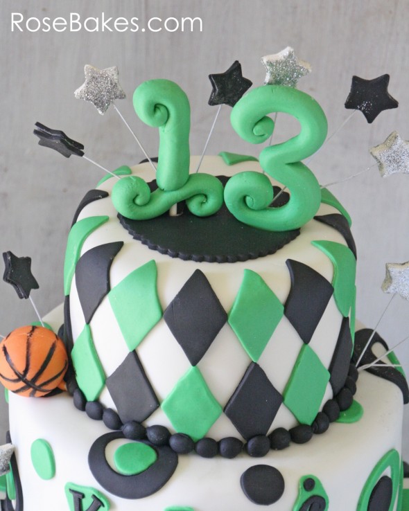 13th Basketball Birthday Cake Ideas for Boys