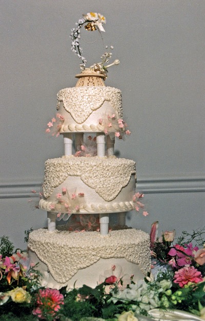 1960s Wedding Cake