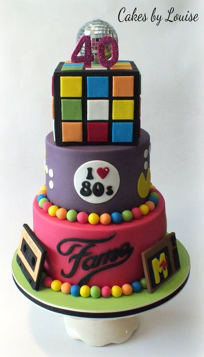 80s Disco Cake