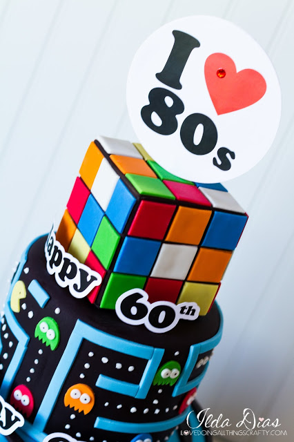 80s Theme Cake