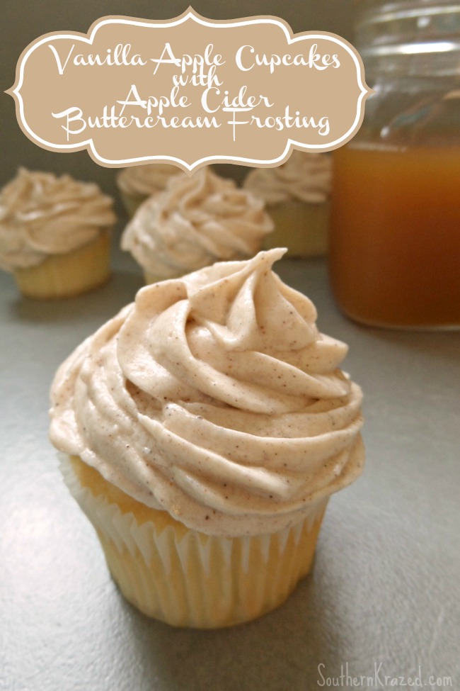 Apple Cider Cupcake with Buttercream Frosting Apple Cider Cupcake with Buttercream Frosting